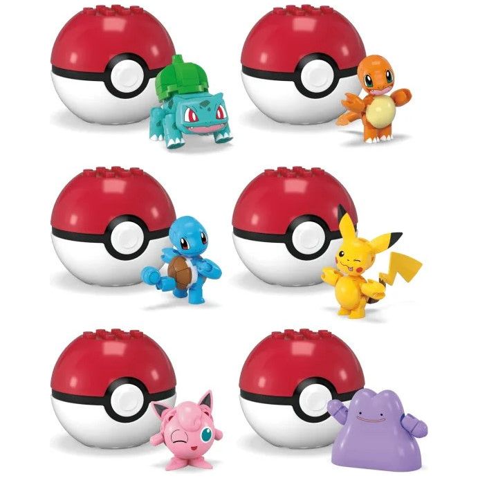 MEGA Construx - GFC85 - Pokemon™ Poké Ball, verschiedene Auführungen
