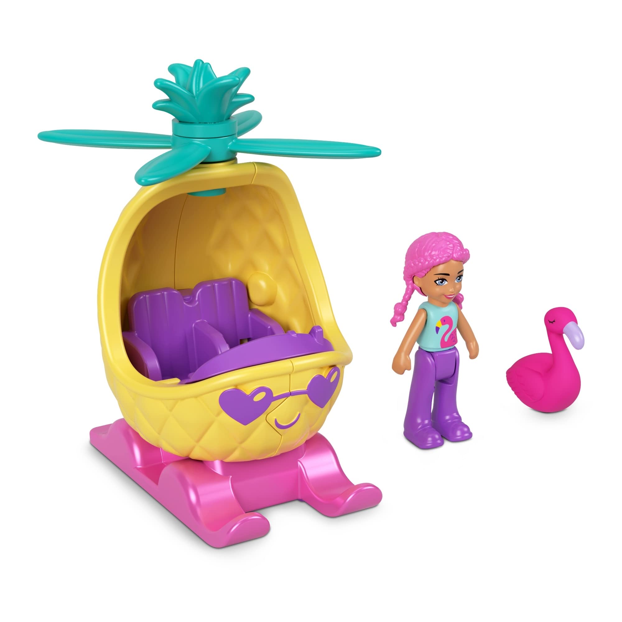 Mattel - HKV55 - Polly Pocket Fahrzeug mit Figur, verschiedene Spielsets zur Auswahl