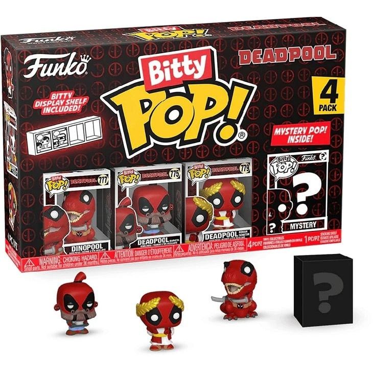 Bitty POP! - FBP84961 - Deadpool Dinopool 4-Pack, Sammelfiguren