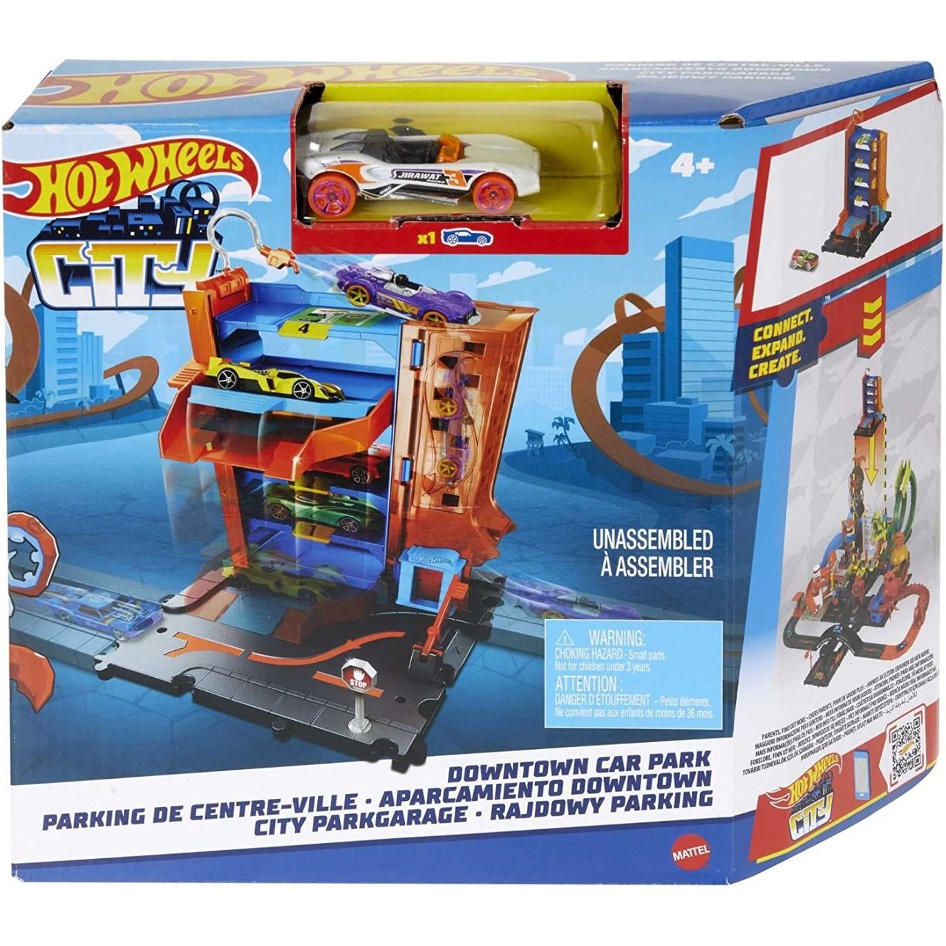 Mattel - Hot Wheels - City - Auto Spielset mit 1 Fahrzeug