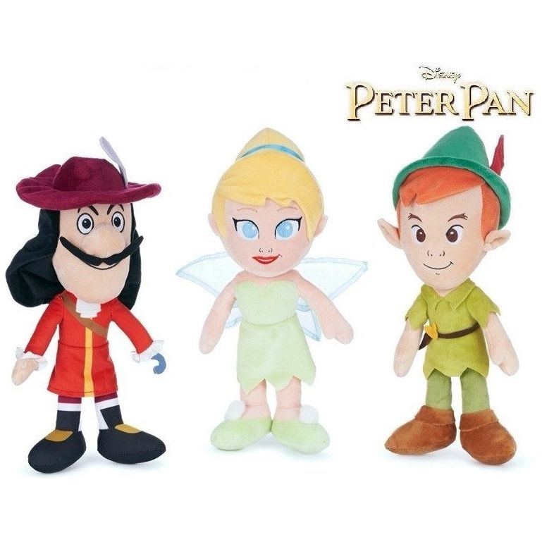 Disney - Peter Pan und seine Freunde Plüsch 30cm, Kuscheltier, Plüschtier