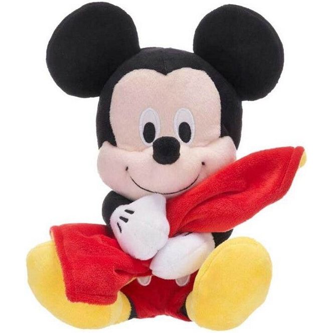 Disney -  Plüschtier - Mickey Mouse oder Minnie Mouse mit Kuscheldecke 22cm