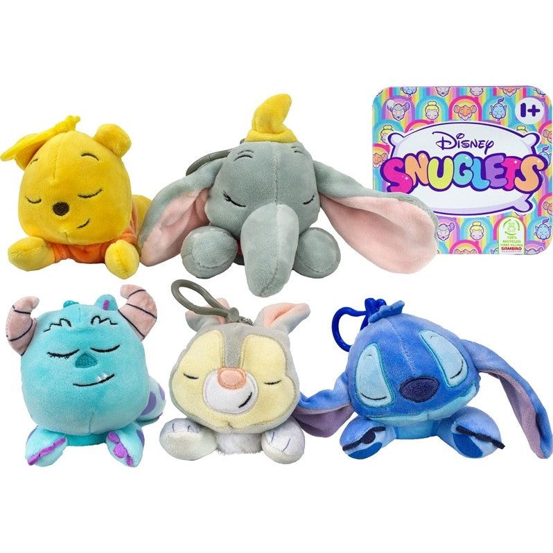 Disney Filmhelden Snuglets Plüschtier Schlüsselanhänger 12 cm, Kuscheltier, Plüschtier