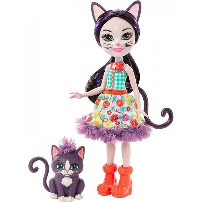 MATTEL Enchantimals Ciesta Cat & Climber Puppe