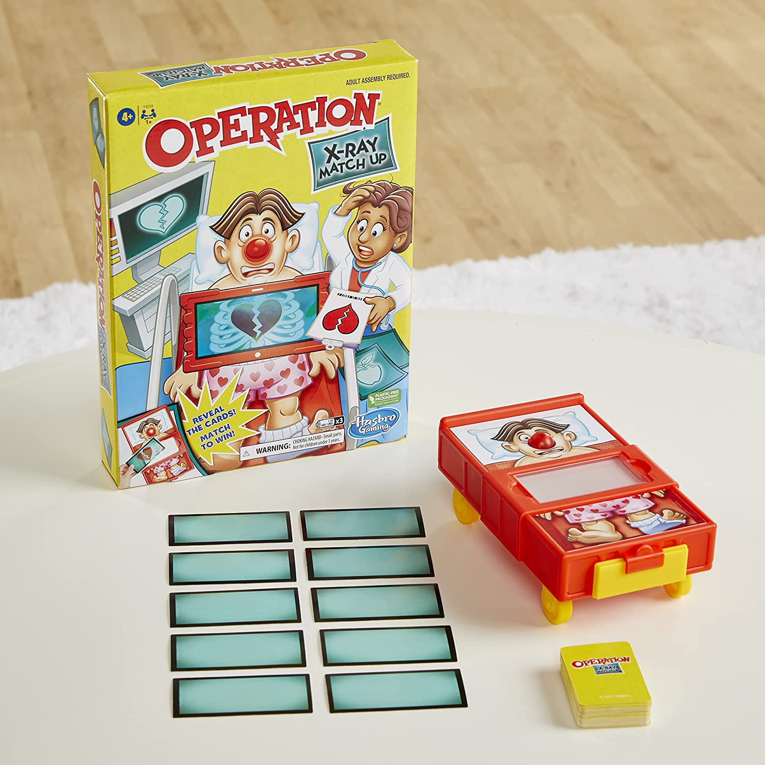 Hasbro - Doktor Bibber - Röntgen Spaß  - Sonderedition Operation X-Ray Match Up (Englisch)