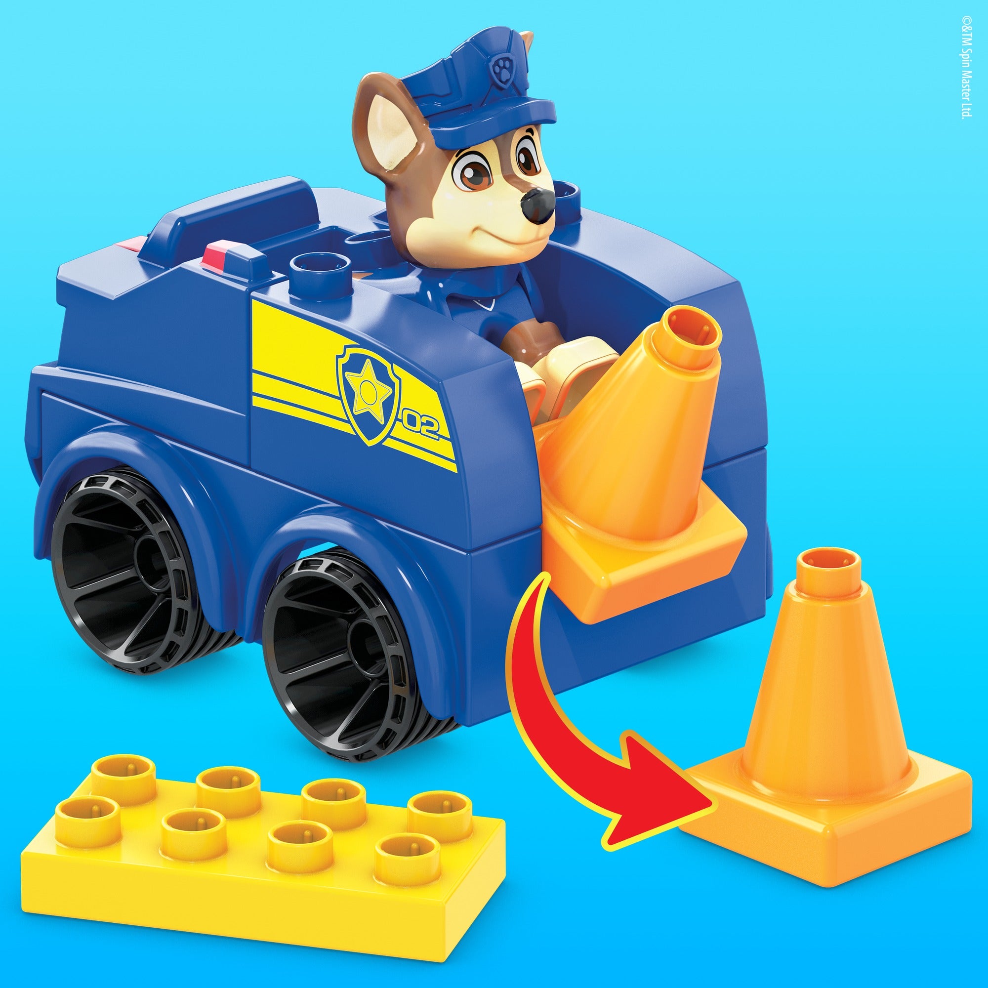 Mega Bloks Paw Patrol - Chase's Patrol Car