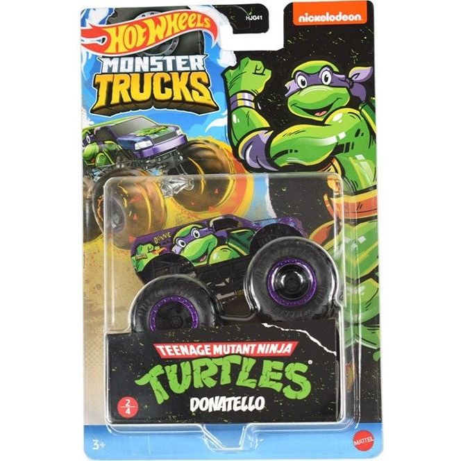 Hot Wheels Teenage Mutant Ninja Turtles Die Cast Monster Trucks 1:64