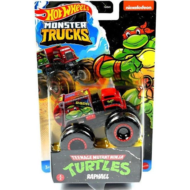 Hot Wheels Teenage Mutant Ninja Turtles Die Cast Monster Trucks 1:64