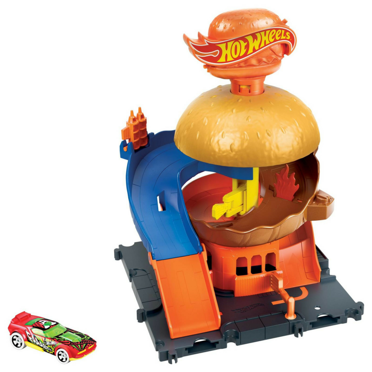 Mattel - Hot Wheels - City - Auto Spielset mit 1 Fahrzeug