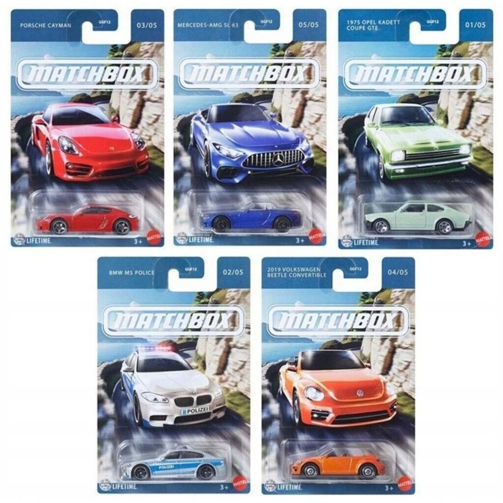 Mattel -  GGF12 - Matchbox - Die-Cast Fahrzeuge, verschiedene Modelle