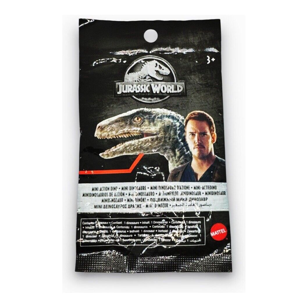MATTEL - FML69 - Jurassic World - Mini Action Dino - Blindpack (1 Tüte)