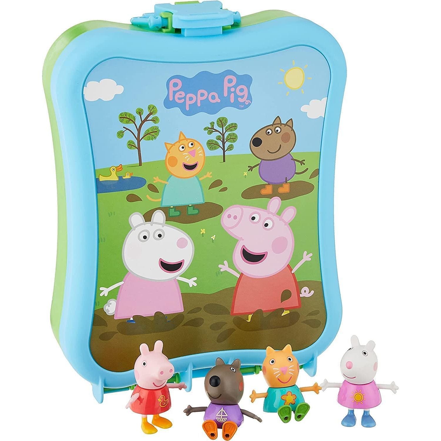 Hasbro - Peppa Pig - Peppa Wutz - Mitnehm-Box Peppa und ihre Freunde Spielfiguren
