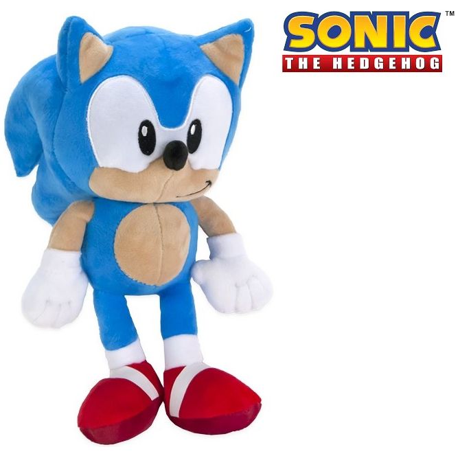 Sonic - The Hedgehog - SEGA - Sonic Plüschtier 30 cm, Plüschtier, Kuscheltier