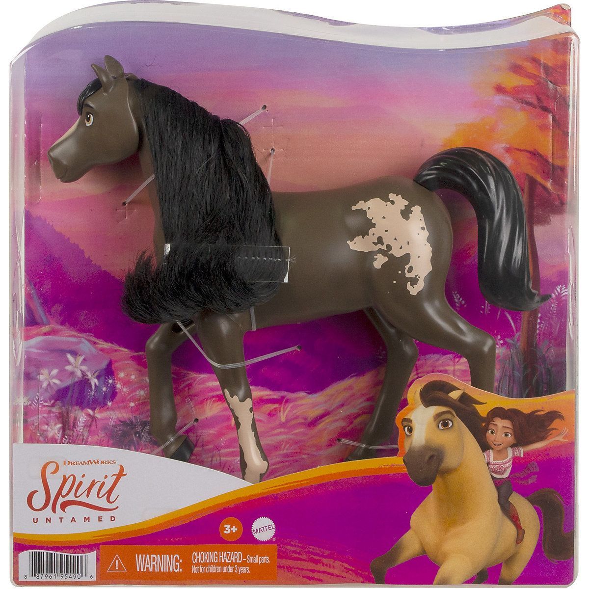 Mattel - GXD99 -Dreamworks Spirit Mustang Stute dunkelbraun