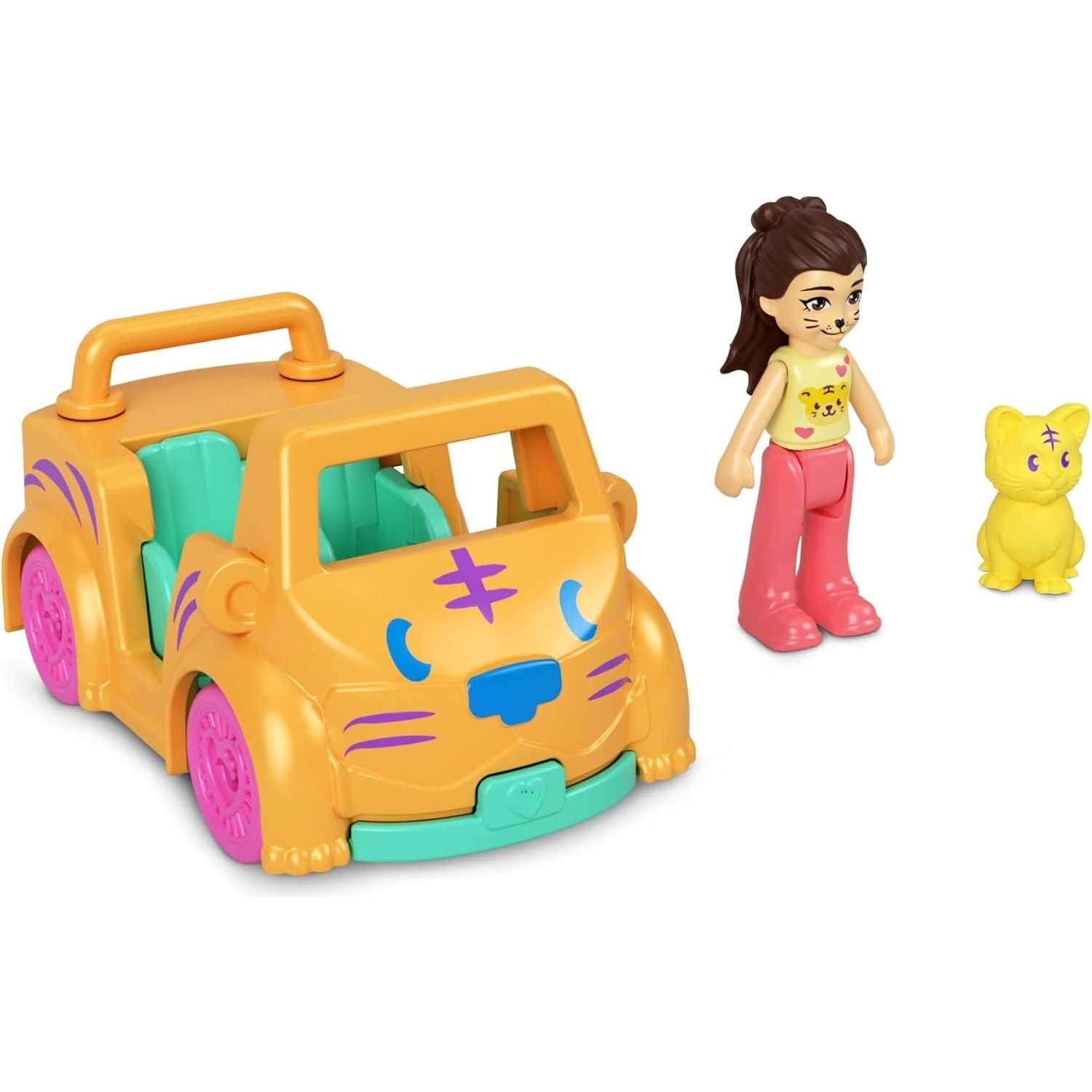 Mattel - HKV55 - Polly Pocket Fahrzeug mit Figur, verschiedene Spielsets zur Auswahl