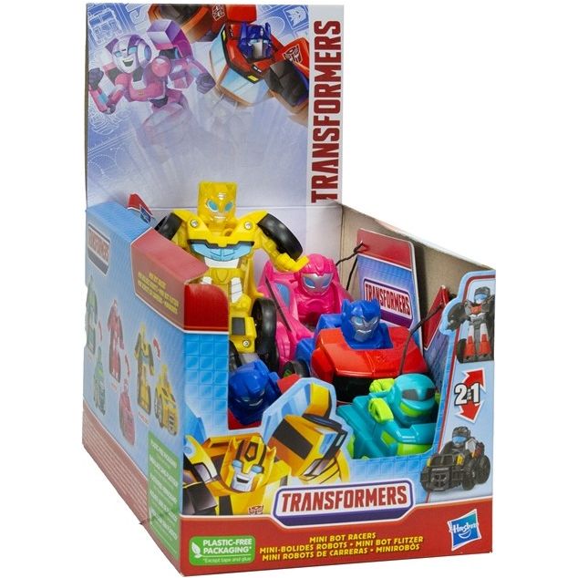 Hasbro - Transformers Authentics Mini Bot Racers, Spielfiguren, Actionfiguren