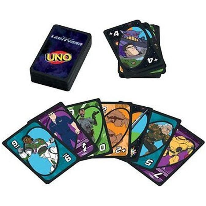 Mattel - UNO - Disney Pixar Lightyear Kartenspiel Gesellschaftsspiel
