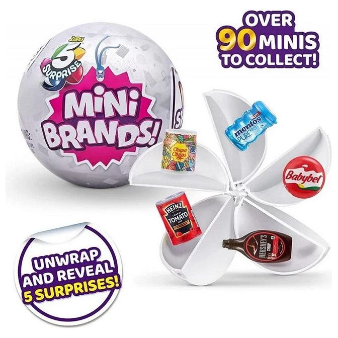Zuru - Mini Brands - 5 Mini Brands Serie 1  Global