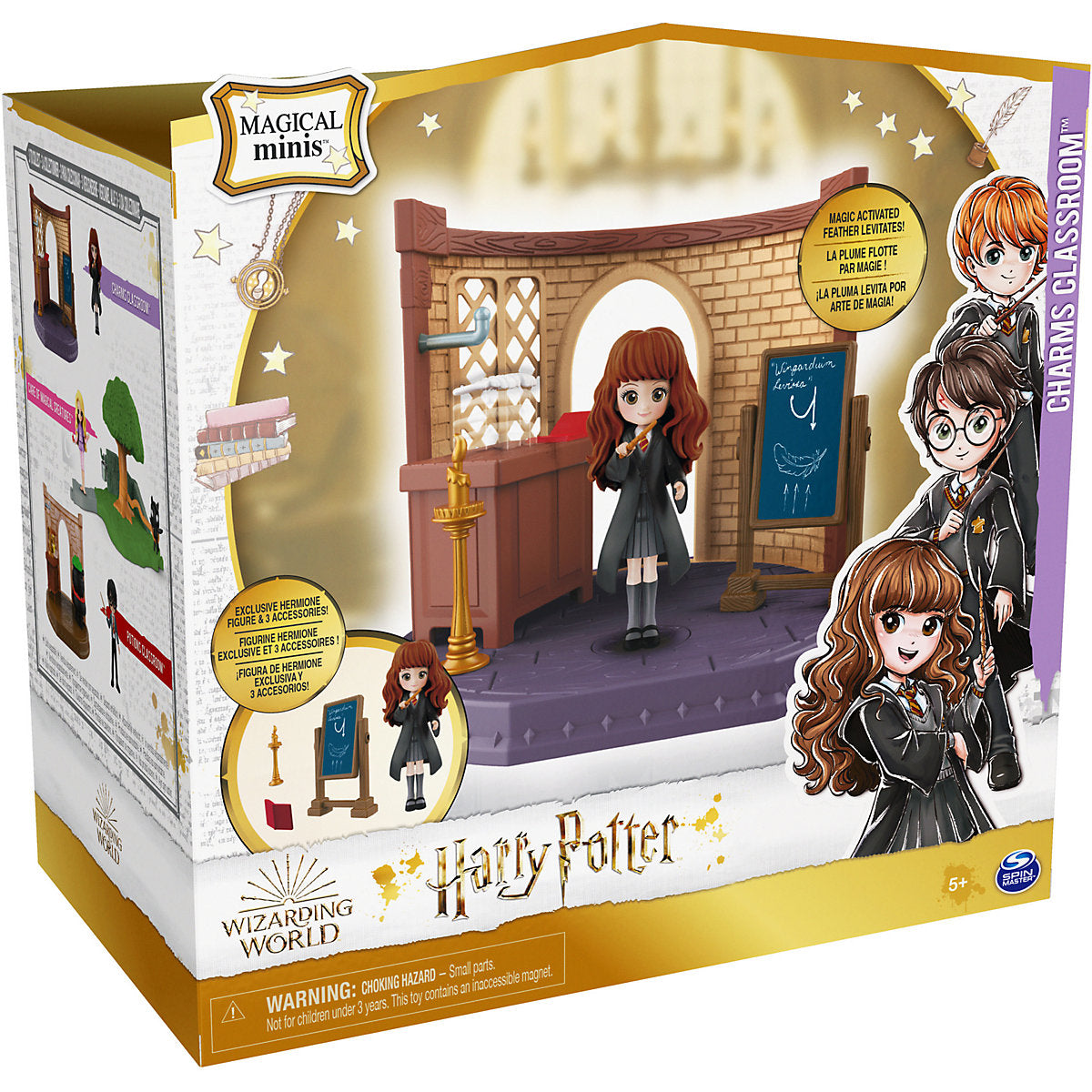 Wizarding World Harry Potter - Hogwarts Zauberkunst Klassenzimmer Spielset mit exklusiver Hermine Granger Sammelfigur