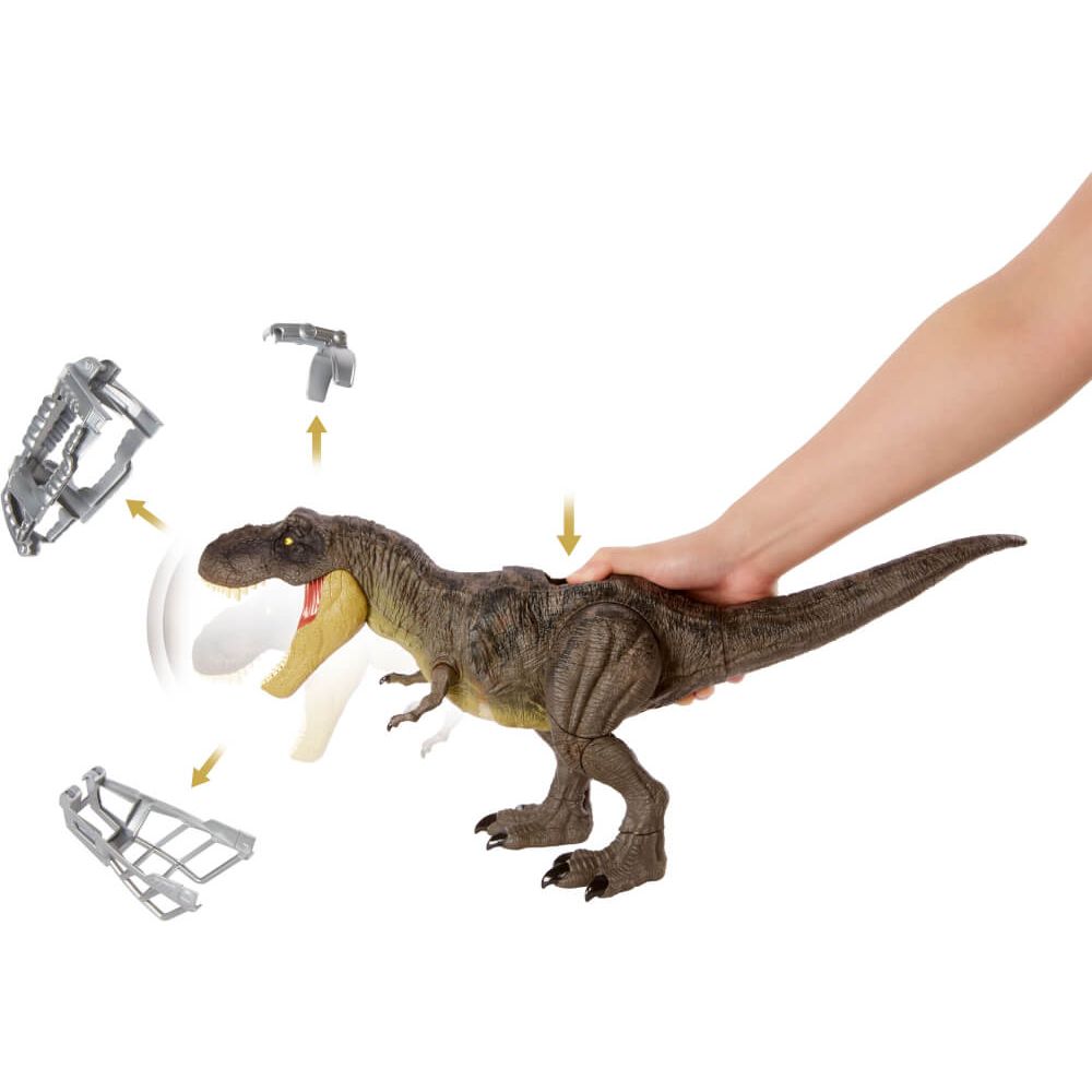 Mattel - JURASSIC WORLD - T-REX Dinosaurier Figur, 54 cm, GWD67