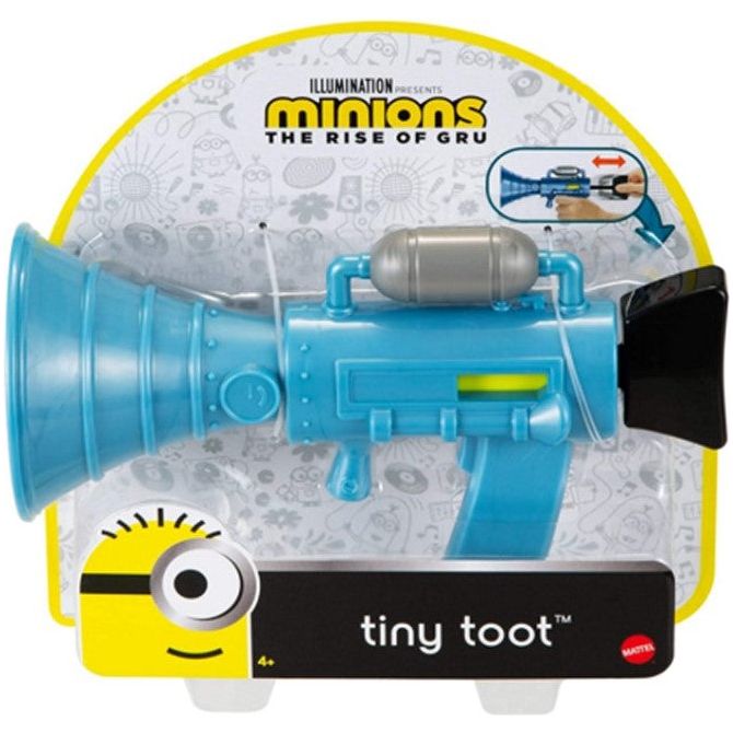 Mattel - Minions Tiny Toot Pupskanone, lustiges Gadget für Kinder