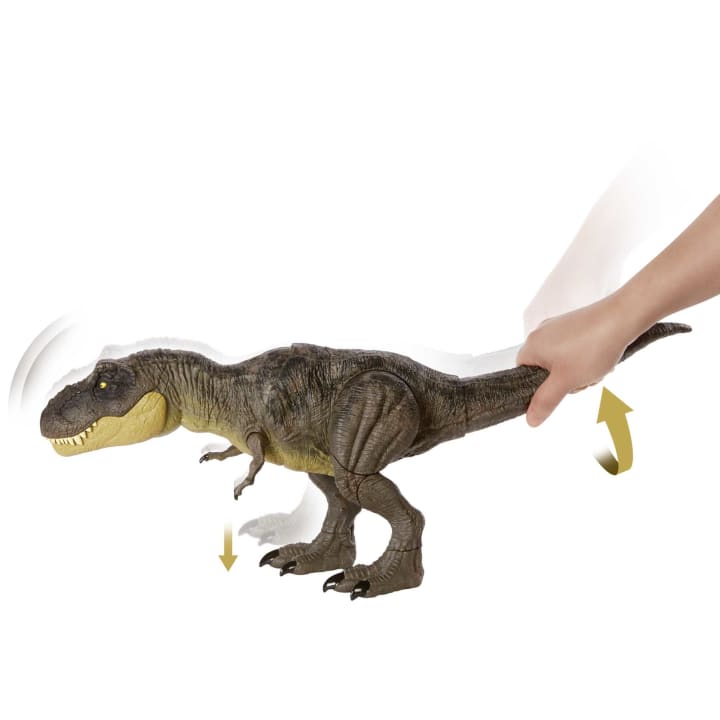 Mattel - JURASSIC WORLD - T-REX Dinosaurier Figur, 54 cm, GWD67