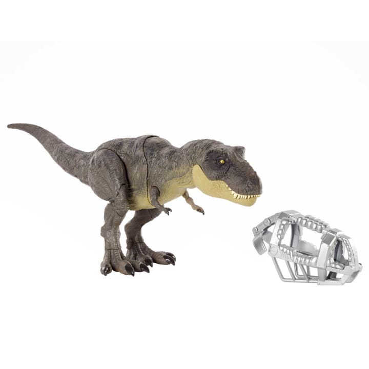 Mattel - JURASSIC WORLD - T-REX Dinosaurier Figur, 54 cm, GWD67
