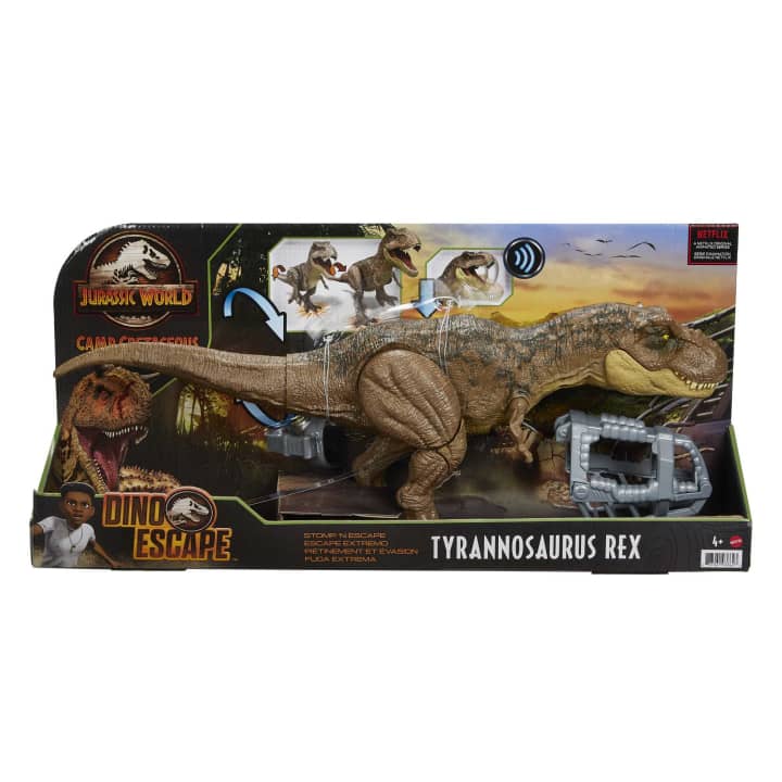 Mattel - JURASSIC WORLD - T-REX Dinosaurier Figur, 54 cm, GWD67
