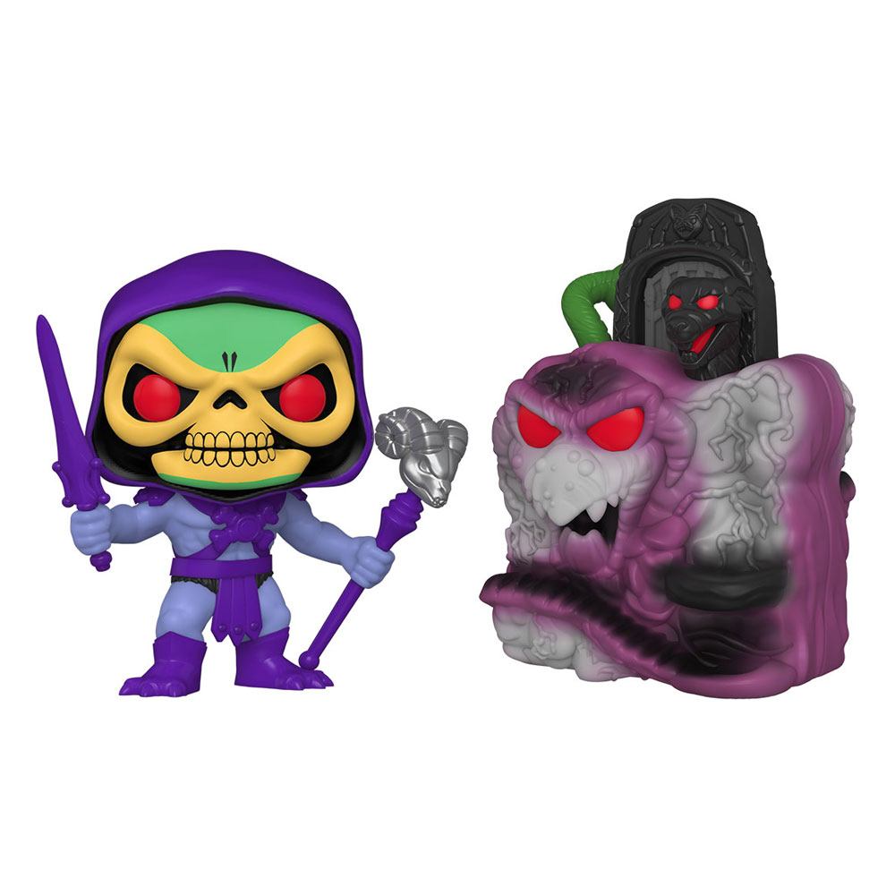 Masters of the Universe POP! Town Vinyl Figur Snake Mountain w/Skeletor