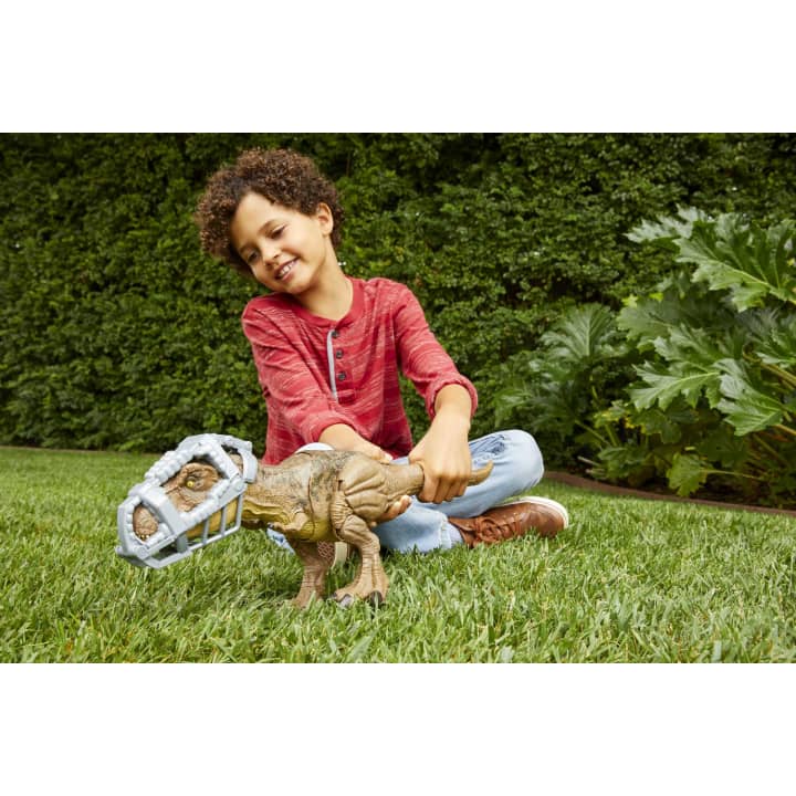 Mattel - JURASSIC WORLD - T-REX Dinosaurier Figur, 54 cm, GWD67